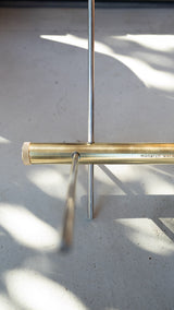 firewood brass stand 真鍮の薪スタンド