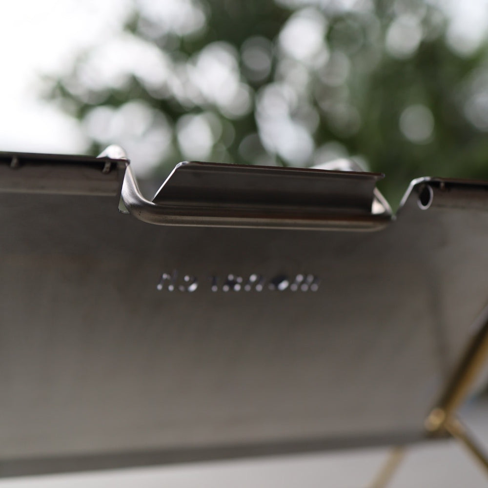 monarch fire base 真鍮×ステンレスのワンタッチ焚き火台 – monarch works